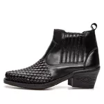 Botina Masculina em Couro - Preto -(Ref.: 25033preto) - Imagem 3