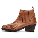 Botina Masculina em Couro - Whisky -(Ref.: 25033whisky) - Imagem 3