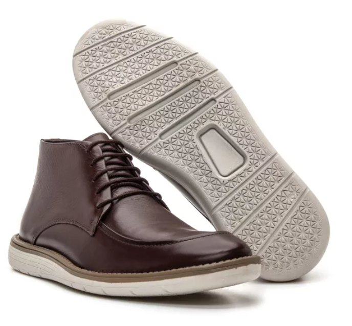 Sapato Social Masculino Confortável Macio Elegante Durável - (Ref.: 5309Marrom) - Imagem 2