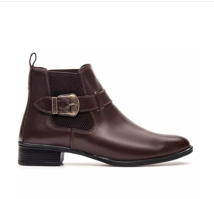 Bota Feminina Chelsea em Couro Látego Confortável Marrom - (Ref.: 7391LatCafe) - Imagem 5