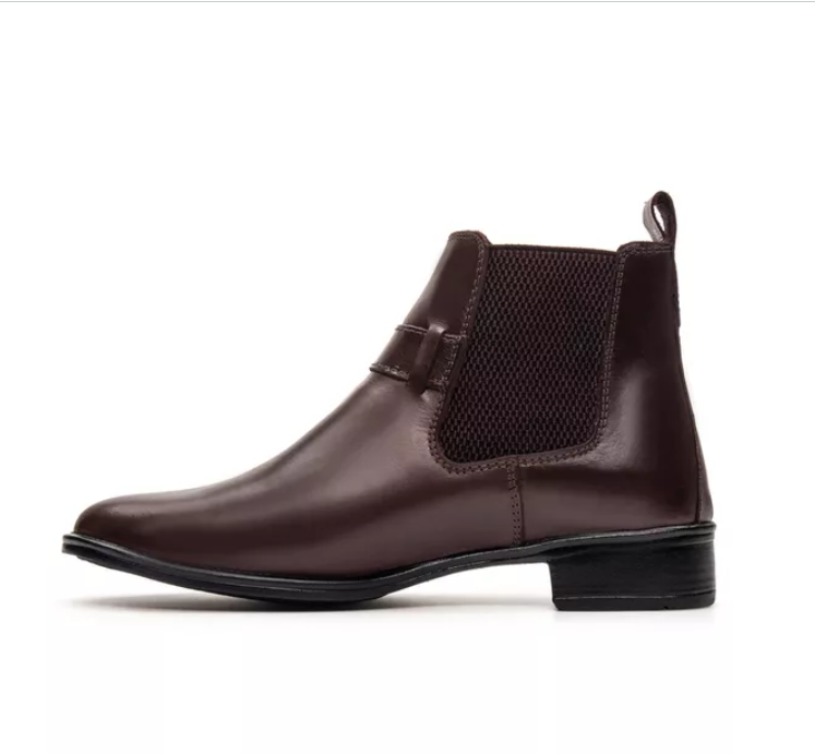 Bota Feminina Chelsea em Couro Látego Confortável Marrom - (Ref.: 7391LatCafe) - Imagem 4