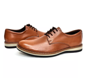 Sapato Social Masculino Confortável Macio Elegante Durável Oxford Esport Fino Couro Castanho (Ref.: 8304Castanho)