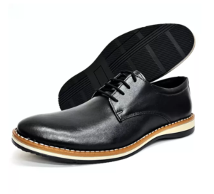 Sapato Social Masculino Confortável Macio Elegante Durável Oxford Esport Fino Couro (Ref.: 8304Preto)